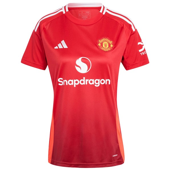 Camiseta Manchester United Replica Primera Ropa Mujer 2024/25